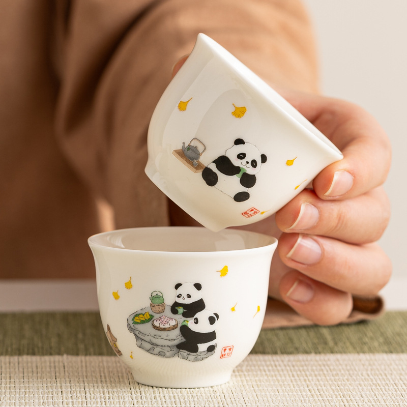Set ceai gaiwan cu siglă personalizată