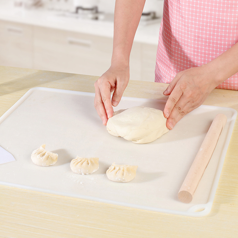 Covoraș din silicon transparent pentru frământat aluat, de calitate alimentară, grosime aproximativ 6 mm, covoraș pentru coacere și întindere aluat
