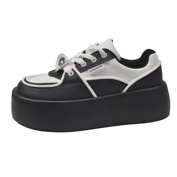 Γυναικεία λευκά sneakers με πλατφόρμα και παχιά σόλα, υψηλής ποιότητας, ευέλικτα, 2025 άνοιξη-φθινόπωρο