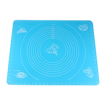 Covor de silicon pentru frământat și întins cu scară de măsură, rezistent la temperaturi înalte, antiaderent, antialunecare, 50×40 cm
