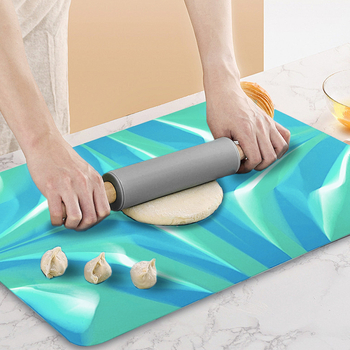 Covoră de copt din silicon alimentar, grosime sporită, antiaderent, covoraș de frământat cu imprimeu camuflaj, unealtă de bucătărie pentru uz casnic