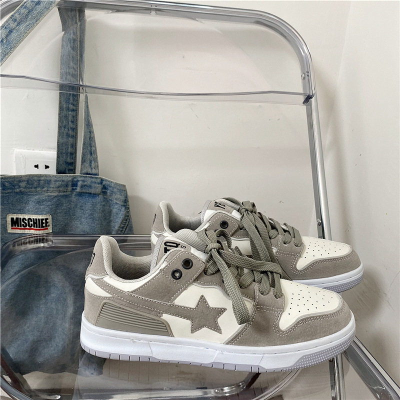 URYSN unisex casual sneakers, Harajuku Ulzzang street style, χαμηλό ύψος