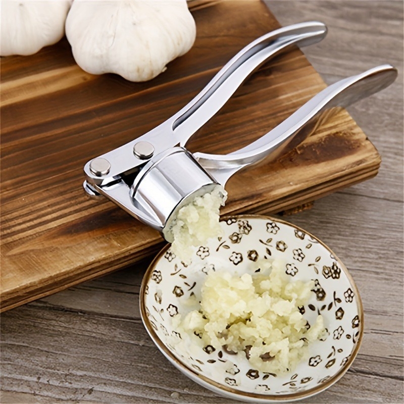 Presă de usturoi din aliaj de zinc, manuală, multifuncțională, zdrobitor de usturoi, curățător de usturoi, aparat pentru pastă de usturoi, deschizător de coji de nuci