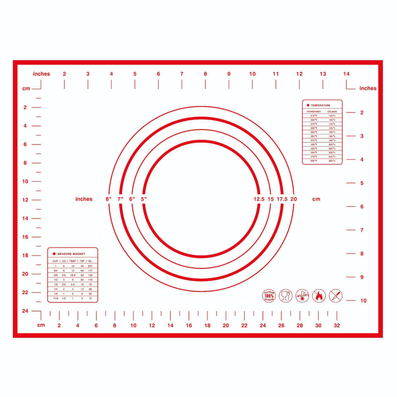 Covoraș de frământat din silicon alimentar, 50×60 cm, mare