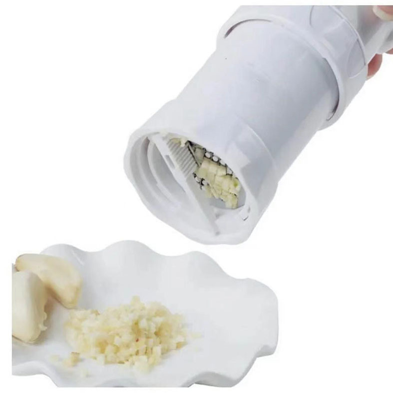 Presă de usturoi, curățător de usturoi, zdrobitor de usturoi, tăietor de legume și râșniță – instrument de bucătărie
