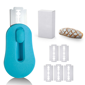 Cuțit pentru crestat pâinea, mâner din plastic, stil european