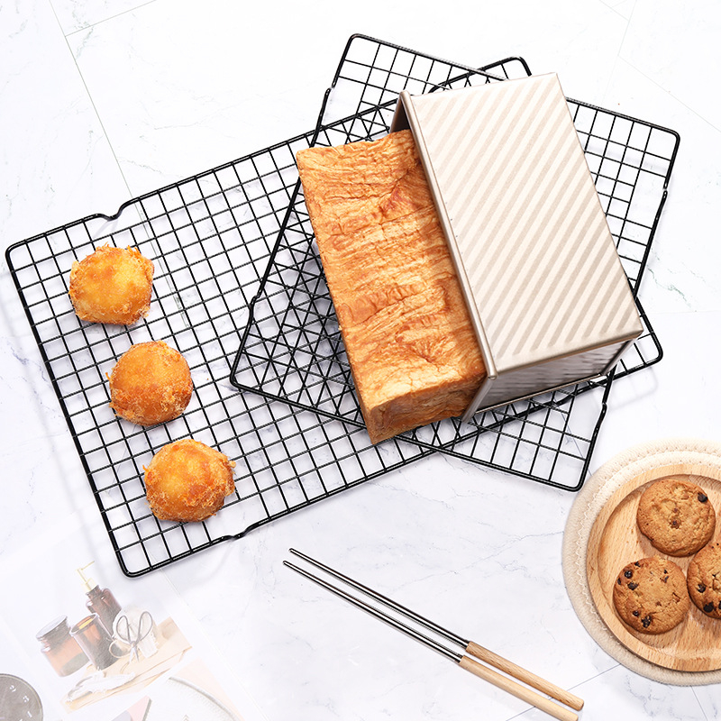 Raft invers de răcire pentru chec chiffon, grilă de copt antiaderentă, dimensiune mică