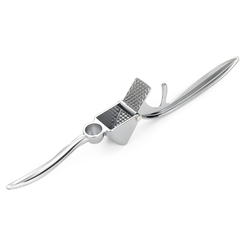 Presa de usturoi manuală din aliaj de zinc, zdrobitor de usturoi pentru bucătărie, curățător multifuncțional și instrument pentru pastă de usturoi