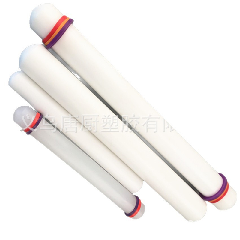 Rulou POM pentru aluat, 23×2,5 cm, alb, antiaderent, instrument fondant