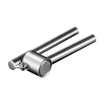 Presă manuală de usturoi din oțel inoxidabil, cu decojit – pentru pastă de usturoi