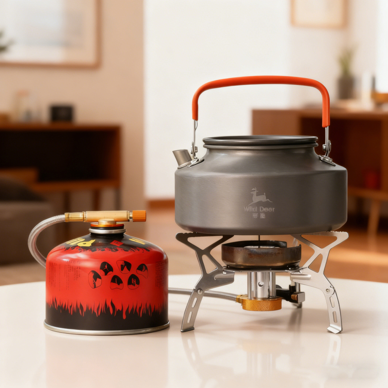Set ceramic de ceai pentru călătorii și camping, cu ceainic portabil și tavă de ceai din bambus — set complet din ceramică neagră