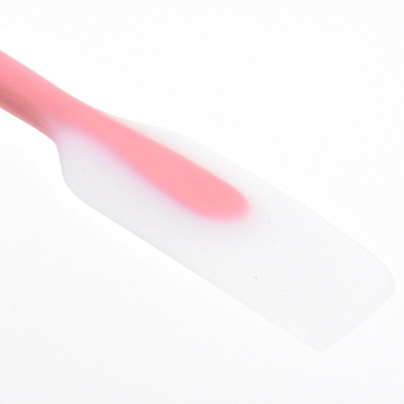 Spatulă de silicon mare pentru coacere – toate într-unul: spatulă pentru cremă, racletă și instrument de amestecare, culoare transparentă