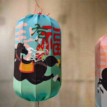 Fanar metalic exterior rezistent la apă, în stil chinezesc modern și artă națională, decor pentru festivaluri și piețe