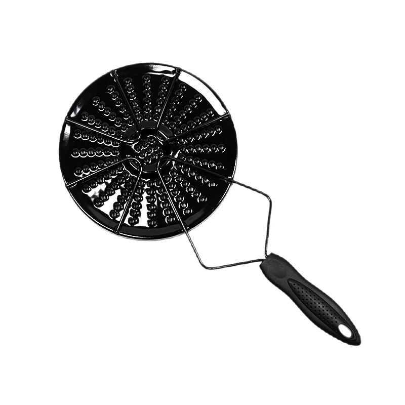 Kitchen Beauty placă de conductivitate termică din oțel inoxidabil, emailată, pentru plită cu gaz, încălzire a laptelui, suport auxiliar de încălzire, protecție împotriva arderii, stil minimalist modern