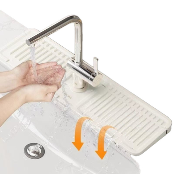 Covoraș din silicon pentru robinet – covoraș multifuncțional pentru chiuveta de bucătărie, drenaj
