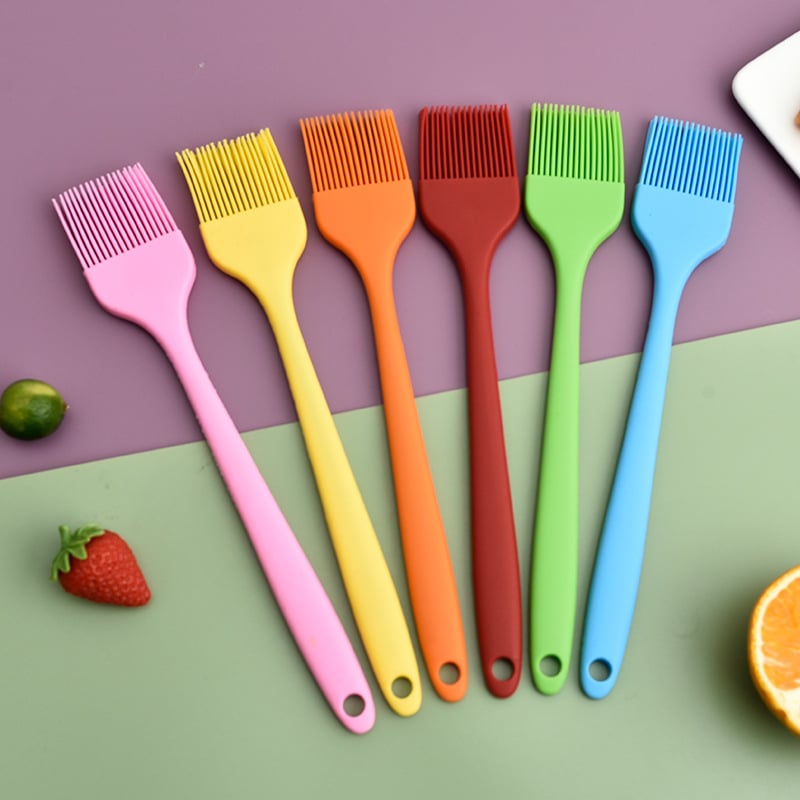 Unelte din silicon pentru bucătărie, pentru coacere și patiserie, pensulă de uns din silicon antiaderentă pentru grătar, instrumente esențiale de bucătărie