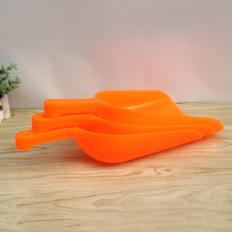 Spatulă din plastic pentru uz casnic: lingură pentru orez, lingură pentru gheață, unealtă de bucătărie și lopățică de plajă pentru copii – îngroșată și durabilă