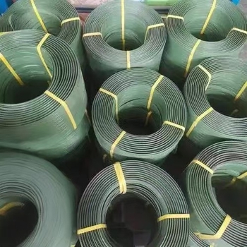 Bandă de ambalare PP verde, lucrată manual, întărită și groasă