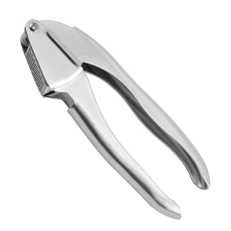 Presă de usturoi din oțel inoxidabil, zdrobitor manual pentru usturoi, ustensilă de bucătărie