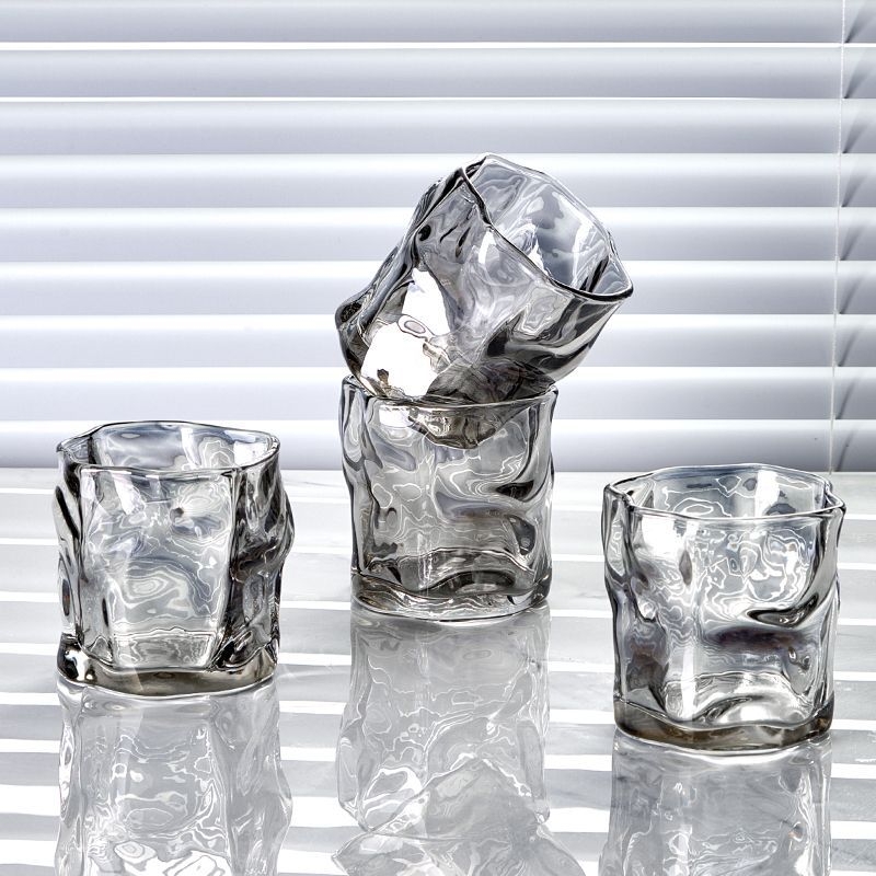 Set de sticlă borosilicată pentru apă, rezistent la temperaturi ridicate, pentru uz casnic, capacitate mare