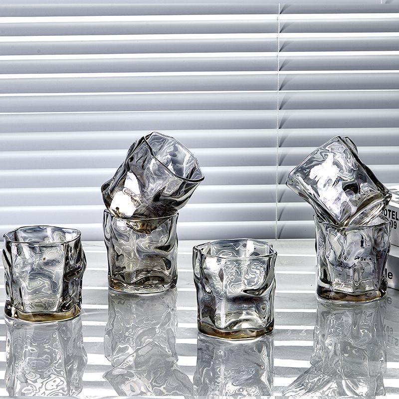 Set de sticlă borosilicată pentru apă, rezistent la temperaturi ridicate, pentru uz casnic, capacitate mare