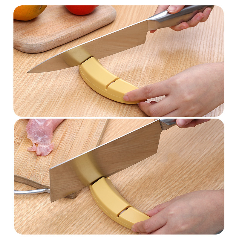 Aparat de ascuțit cu design creativ – ascuțitor rapid pentru cuțite de bucătărie și foarfece, compact