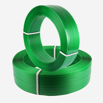 Bandă de ambalare din plastic-otel 1608, manuală, verde, bandă PET pentru ambalare