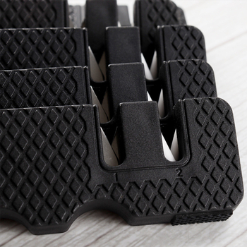 Ascuțitor ceramic pentru cuțite, piatră de ascuțit multifuncțională, compactă, portabilă, pentru cuțite de bucătărie și foarfece, manual