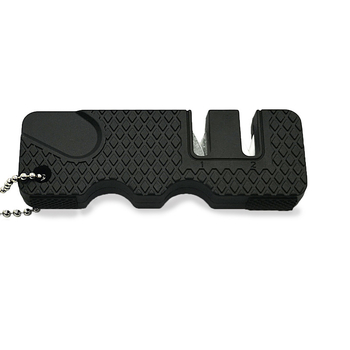 Ascuțitor ceramic pentru cuțite, piatră de ascuțit multifuncțională, compactă, portabilă, pentru cuțite de bucătărie și foarfece, manual