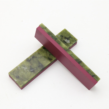 Piatră dublă pentru ascuțit, cu piatră de ulei rubin și agat natural, granulație 3000/10000