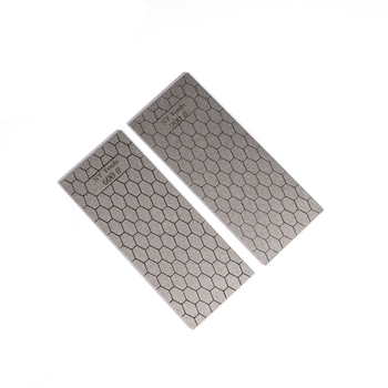 SY Tools Piatră de șlefuit cu diamant, electroplacată, în formă de fagure, dreptunghiulară, pentru jad și cuțite