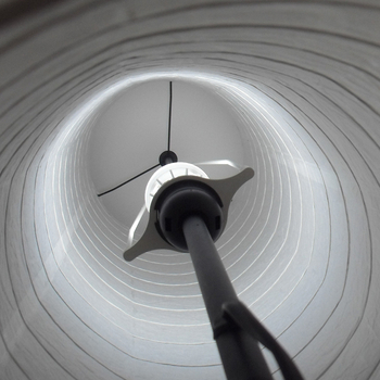 Lampă de podea din hârtie, stil european modern, design creativ și simplu, Helmo Nordic, pentru living, dormitor sau birou, iluminare ambientală.