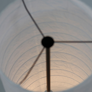Lampă de podea din hârtie, stil european modern, design creativ și simplu, Helmo Nordic, pentru living, dormitor sau birou, iluminare ambientală.