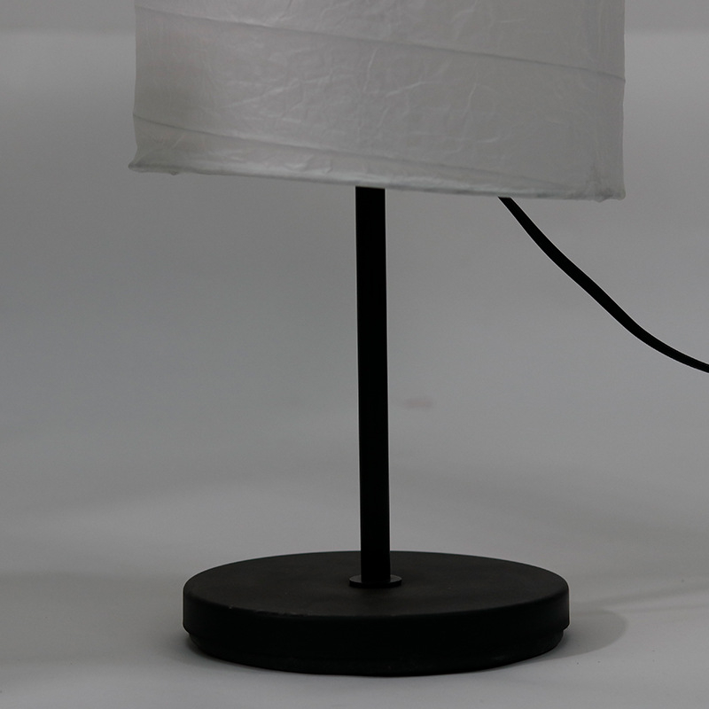 Lampă de podea din hârtie, stil european modern, design creativ și simplu, Helmo Nordic, pentru living, dormitor sau birou, iluminare ambientală.