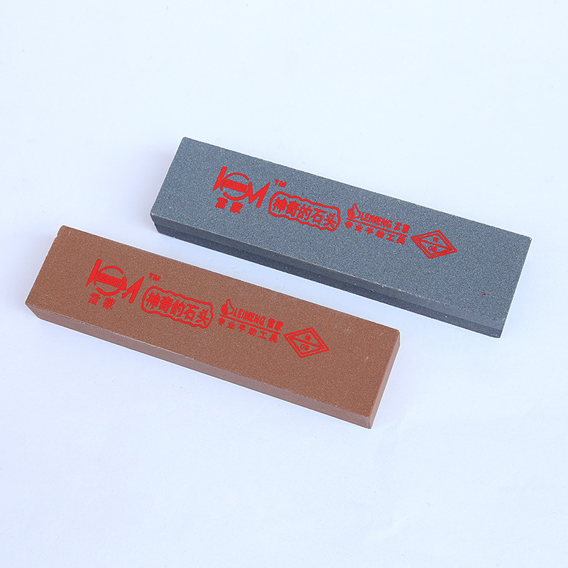 Raymond piatră de ascuțit pentru bucătărie, piatră de ulei roșie, 203×25×52 mm, pentru uz casnic