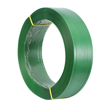 Bandă PET pentru ambalare, 16x0.8 mm, verde, 5800 N, cu dublă utilizare