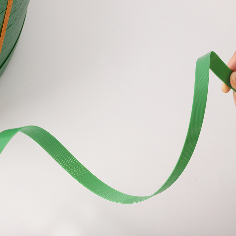 Bandă PET pentru ambalare, 16x0.8 mm, verde, 5800 N, cu dublă utilizare