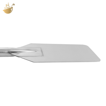 Spatulă de bucătărie din oțel inoxidabil, multifuncțională, cu cap pătrat îngroșat