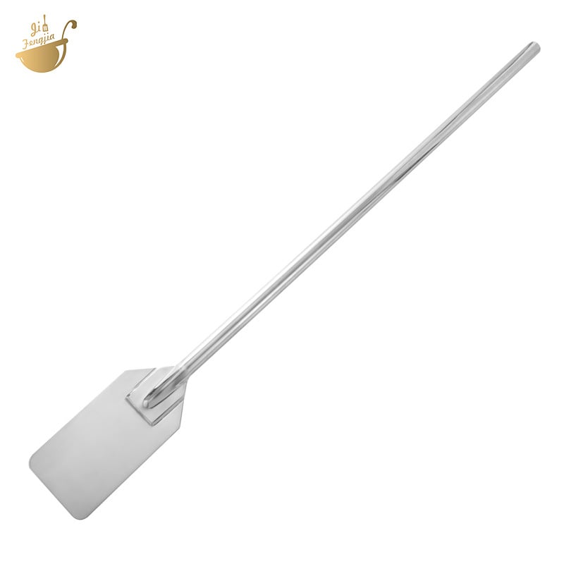 Spatulă de bucătărie din oțel inoxidabil, multifuncțională, cu cap pătrat îngroșat