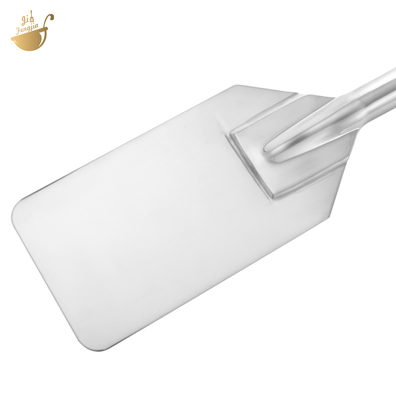 Spatulă de bucătărie din oțel inoxidabil, multifuncțională, cu cap pătrat îngroșat