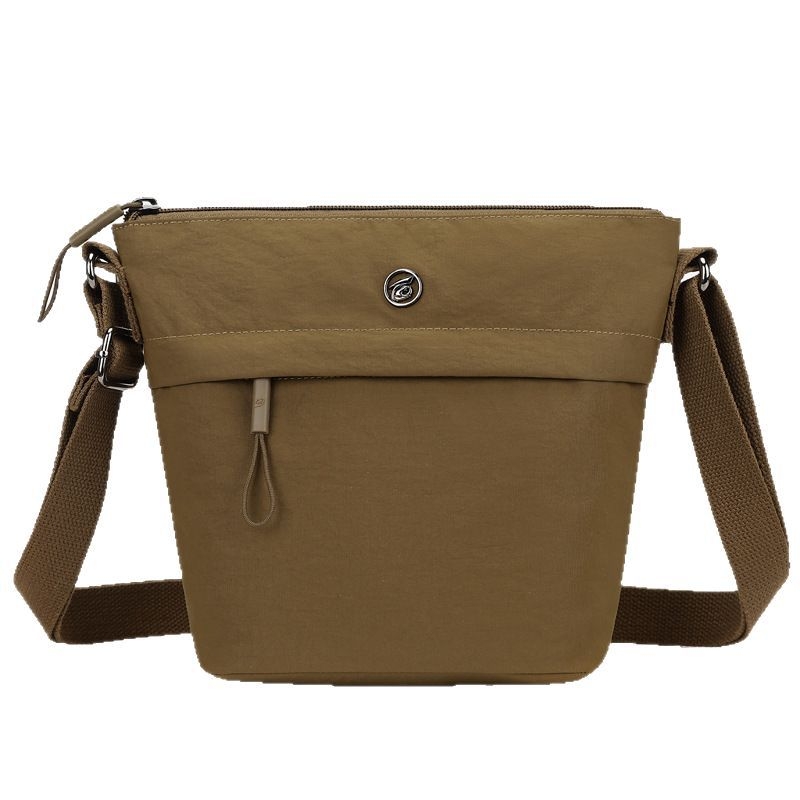 Ice Charm ženska nylon bucket torba za rame, mala, sa zatvaračem, gradski minimalistički stil