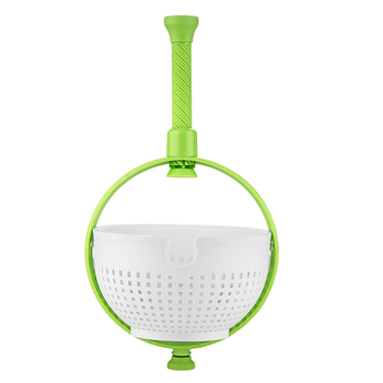 Coș de drenaj pentru chiuvetă cu spinner centrifugal pentru legume și deshidrator de fructe