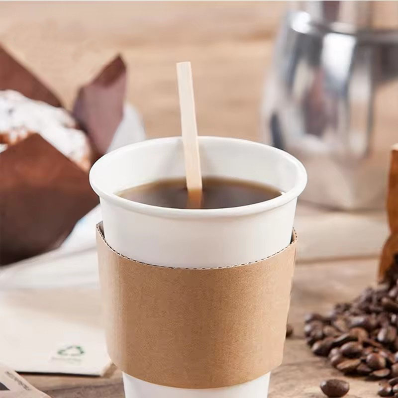 Bețișoare de amestecat din bambus, cu mâner lung, de unică folosință, 14 cm, pentru cafea și băuturi, pachet de 1000 buc., marcă Cayenne