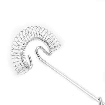 Tel de ouă din oțel inoxidabil 430, manual, cu arc spiral pentru amestecarea cremei