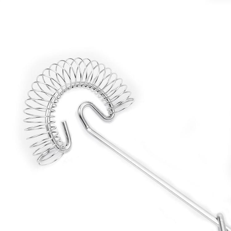 Tel de ouă din oțel inoxidabil 430, manual, cu arc spiral pentru amestecarea cremei