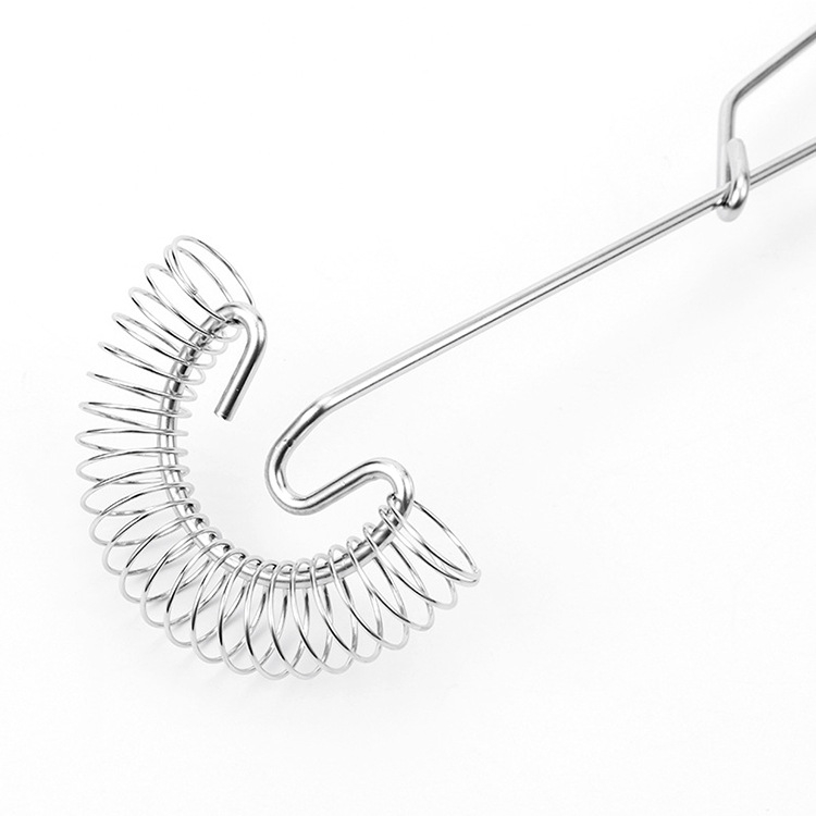 Tel de ouă din oțel inoxidabil 430, manual, cu arc spiral pentru amestecarea cremei