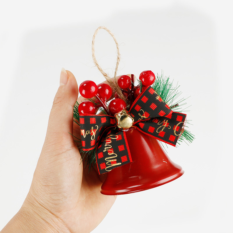 Pandantiv metalic cu funda pentru Crăciun – ornament pentru brad și vitrină, realizat manual