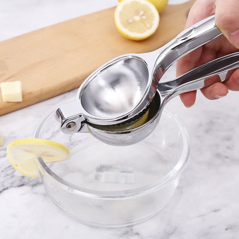 Presă manuală de lămâie – mini presă din aliaj de zinc, ustensilă bucătărie