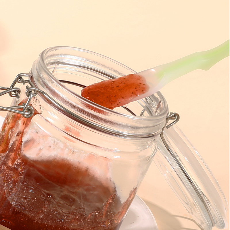Spatulă din silicon pentru coacere și creme – spatulă multifuncțională de bucătărie, mini spatulă pentru gem în borcan