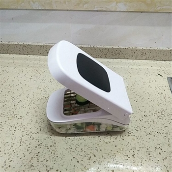 Gadget de bucătărie multifuncțional: tăietor pentru cuburi de cartofi, tocător pentru ceapă și legume, feliator pentru fructe și ardei